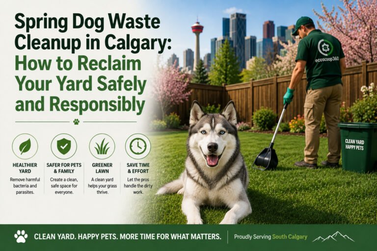 Calgary dog waste removal service
