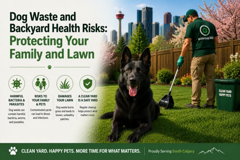 Calgary dog waste removal service