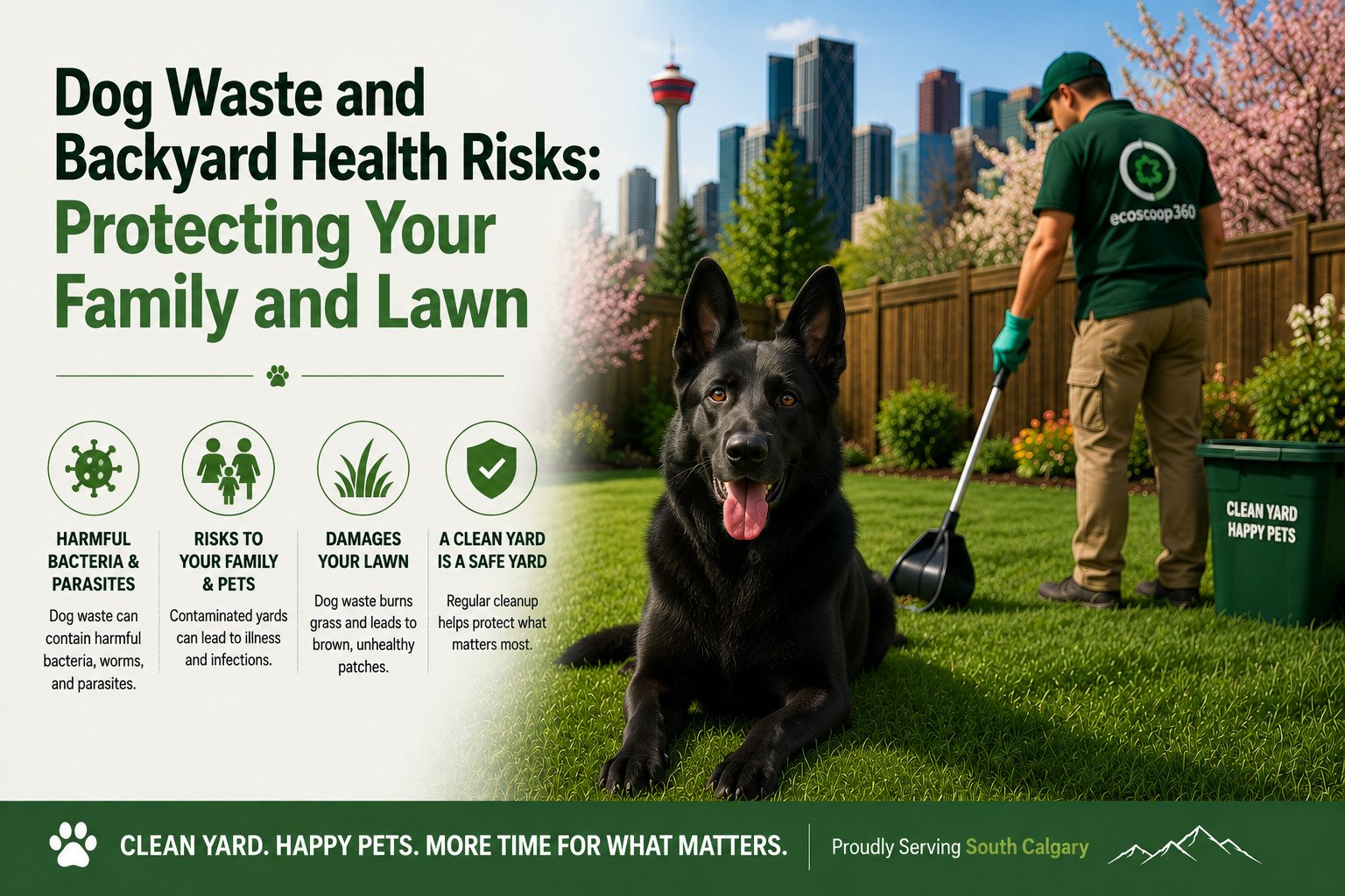 Calgary dog waste removal service