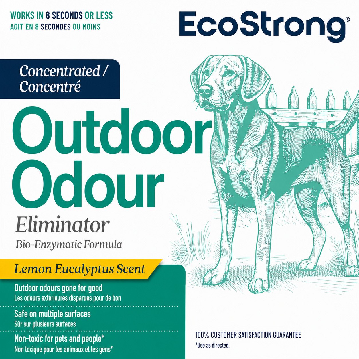 Outdoor Odor Eliminator Label